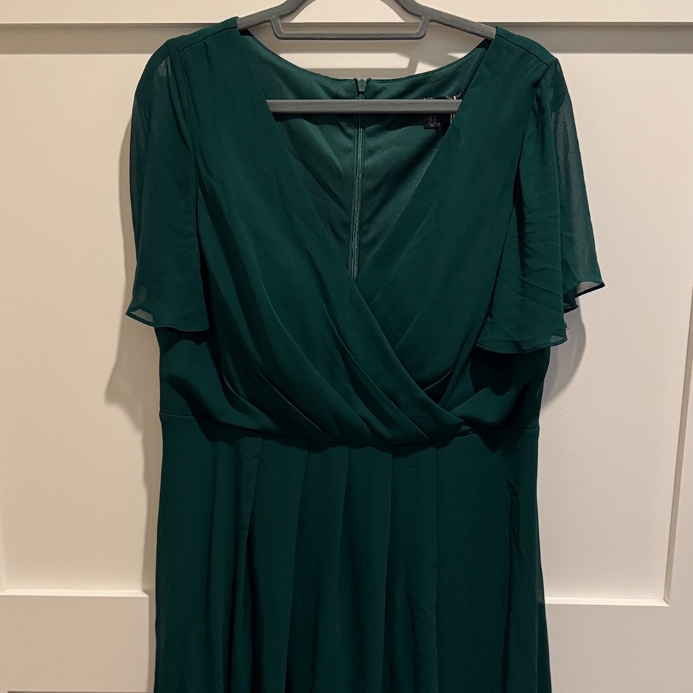 Ever Pretty Asymmetrical Dark Green Dress